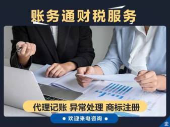 工商注册 代理记账财税服务提供申办一般纳税人、税控代办+票种核定等服务
